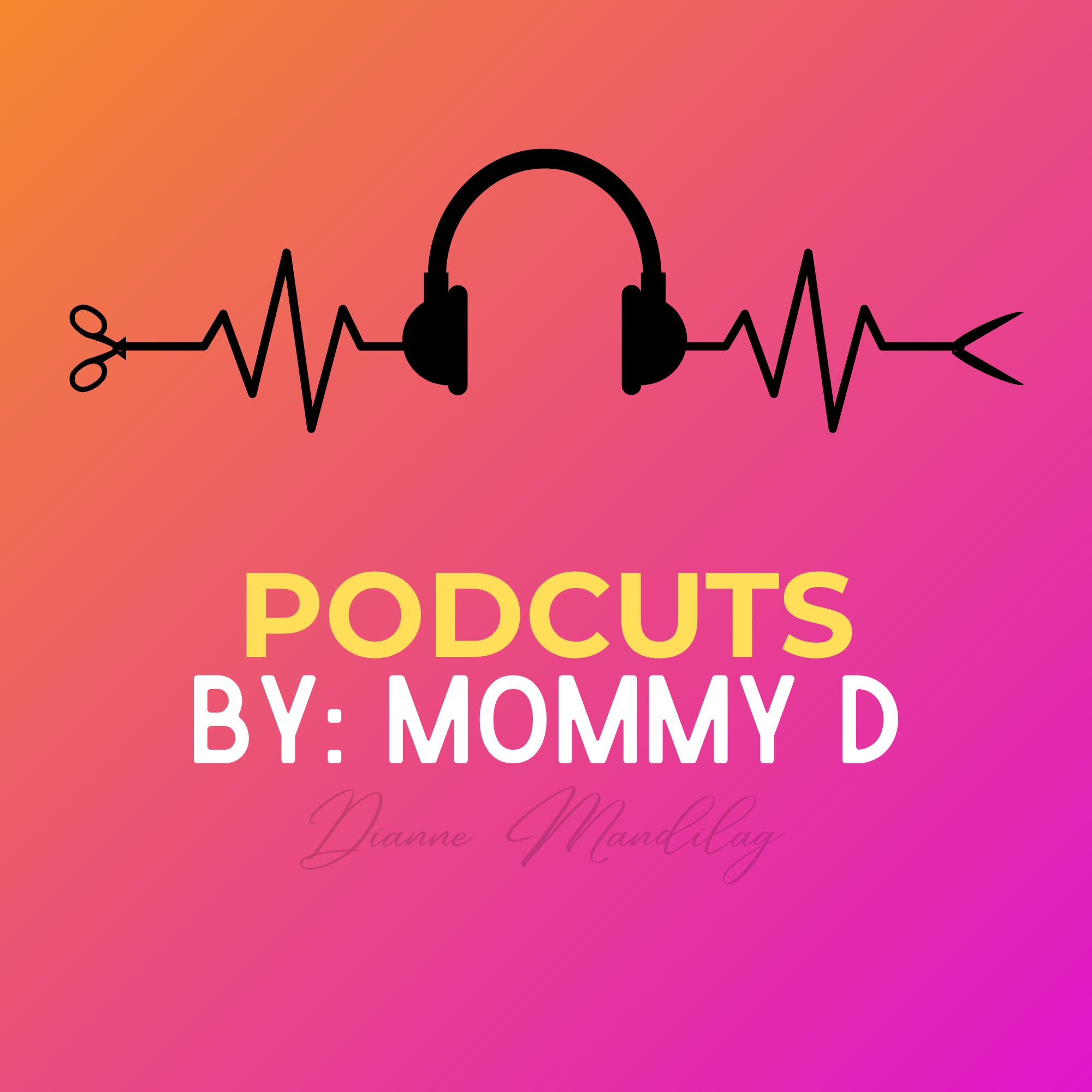 Podcuts by Mommy D Logo